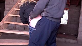 foreman and new employee case at construction site.