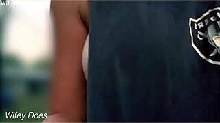 wifey daring to flash tits on the street