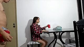 stepsister wants milk, i fuck her hard