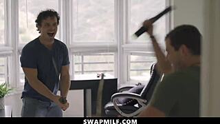 Stepsons Having A Real Good Time With Each Others Stepmom - Swapmilf 😏