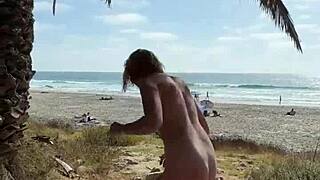 The journey of actor alexey panin, sugarnadya, and her busty girlfriend to a nudist beach in san diego.