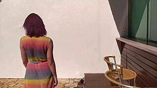 Intense Anal Creampie Fuck in the Pool with Monster Cock