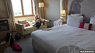 innocent french babysitter got fucked hard for making a mess, and she loves it