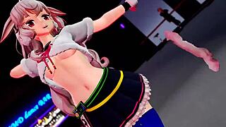 Chieri And Mememe Rip Clothes In Strip Dance