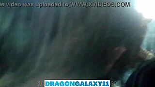 risky blowjob on the bus almost caught