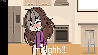 gacha sex with stepfather and stepdaughter is wild