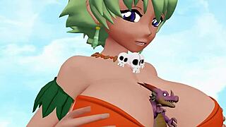 Giantess Goddess Dominates Apprentice In Magical Mishap