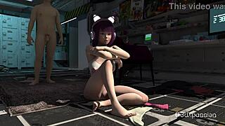 nexus 3 orbit episode 5: cute japanese anime catgirl gets fucked on a space station, wow!