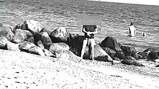 Huge Cock on Nude Beach, Voyeur Watches Monster Shaft Exposed.