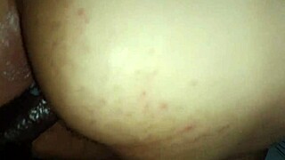 Cumming inside slut in bathroom monster cock pov