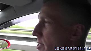 busty inked brit in glasses sucks and fucks monster cock