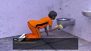 I play prison life and masturbate in my cell