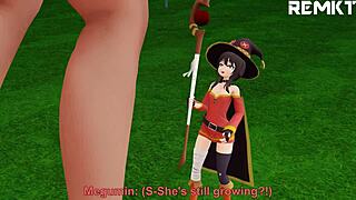 Giantess Goddess Dominates Apprentice In Magical Mishap