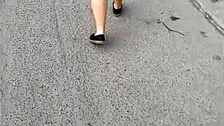 Latex Girl In Stockings Plays With Cock And Huge Buffers