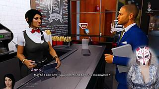 anna exciting affection - 4 playful fox enjoying adult vn with big tits in stockings and upskirt skirt outdoors