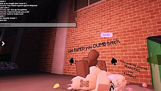 Blonde slut gets used by monster BBC at my place!