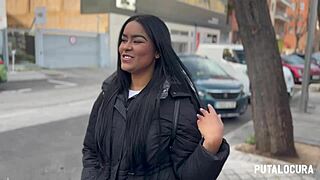 Ambar Bunny gets caught and ends with a creampie.