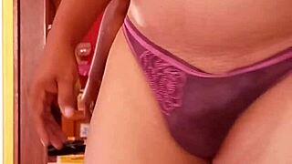 Modeling my wife's lingerie and panties