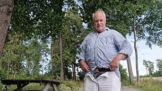 Chris Enjoys A Relaxing Outdoor Solo Session In Europe