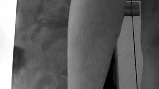 Gretala explores foot fetish with breasts and ass