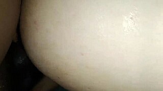 Cumming inside slut in bathroom monster cock pov