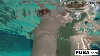 Samantha Rone Enjoys Underwater Pool Session