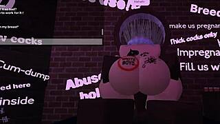 Blonde slut gets used by monster BBC at my place!