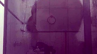 this curvy brunette stepmom having hot bathroom sex, riding and bent over 😏