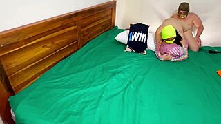 drunken stepfather interacts intensely with stepdaughter