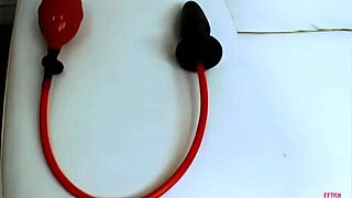 Brunette In Stockings Fucked With Toy And Two Dicks!!