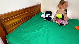 drunken stepfather interacts intensely with stepdaughter