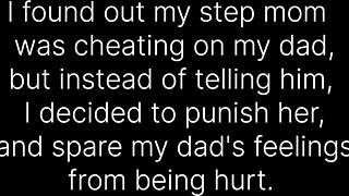 step-mom's cheating punishment with monster cock