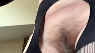is this hairy milf's fetish workout turning you on?