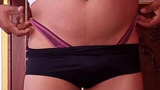 Modeling my wife's lingerie and panties