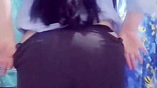 Secretaria Culona Mexicana Strips Uniform And Shows Fat Ass And Big Tits
