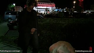 pierced pussy blonde fucked in public