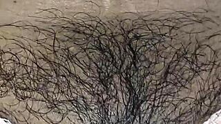 Indian Desi Relaxes in Bed at Home