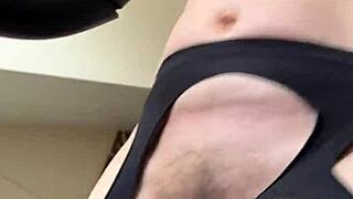 is this hairy milf's fetish workout turning you on?