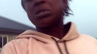 crazy bitch twerks big ass outdoors