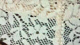 Indian Desi Relaxes in Bed at Home