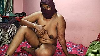 Indian roommate fucks me hard in missionary! Pull my hair while pounding!