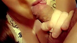 Sucking On A Hard Cock Feels So Intense For This Redhead Milf.