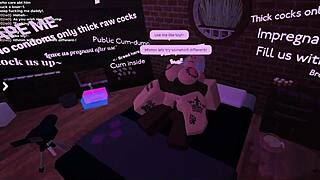 Blonde slut gets used by monster BBC at my place!