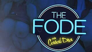 diguinha dj licks niikki's pussy until mouth wet, then tit orgy on screen