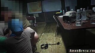 Extreme skinny teen sneaking in the base