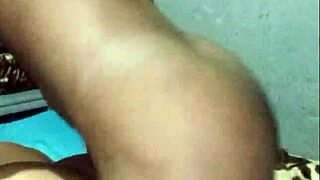 An ebony amateur performs a dance routine.