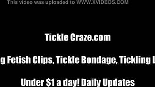 Extreme lezdom tickles her bound submissive! 😈