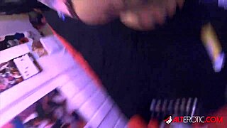 Tattooed Chick Leya Falcon Squirts During Solo Masturbation in Quarantine