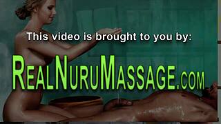 i got wet and messy masseuse cum sprayed all over