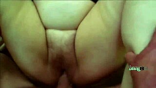 Crazy red-haired granny enjoys outdoor activities with big tits and ass.